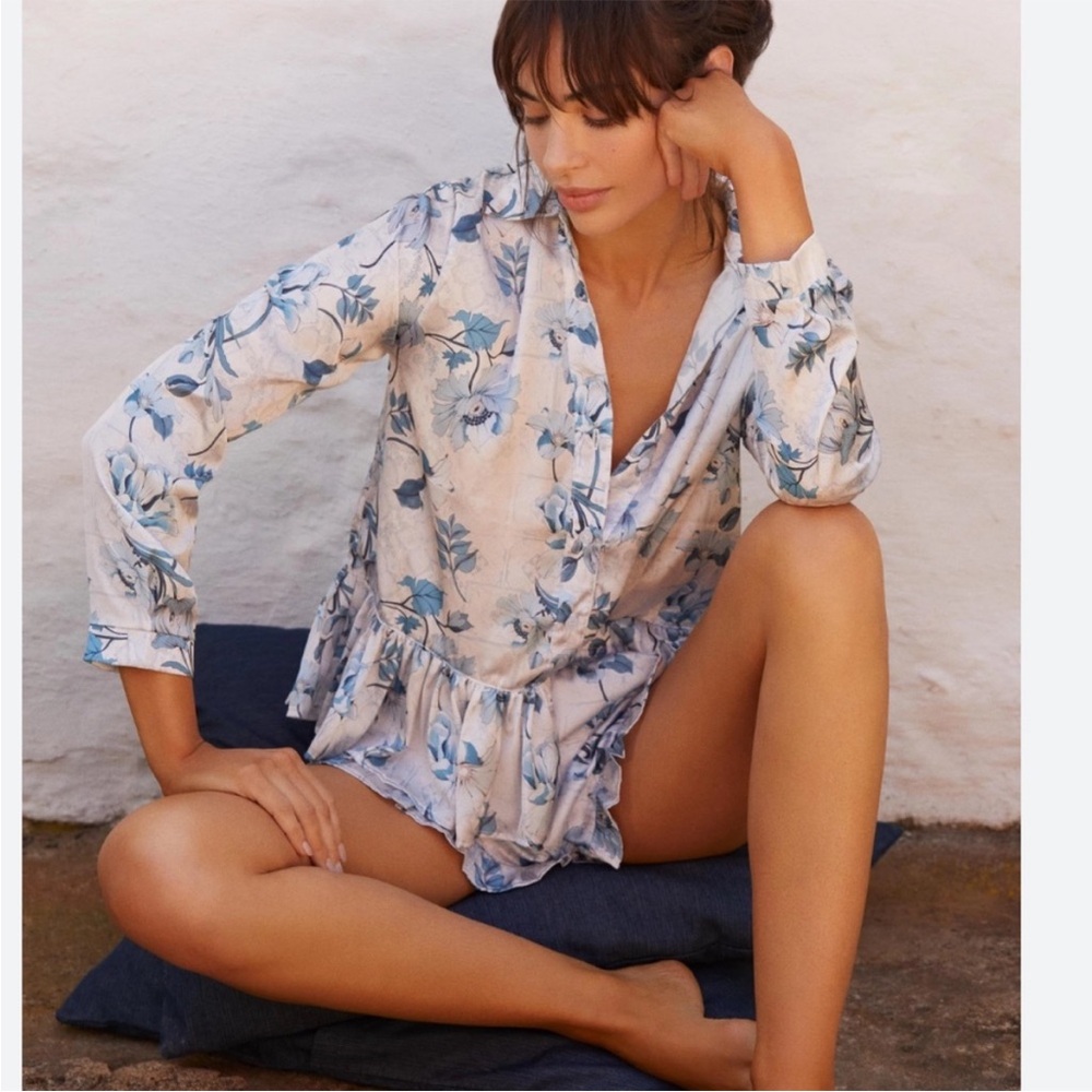 Anthropologie Livenza Lingerie Pajama Set Size Medium